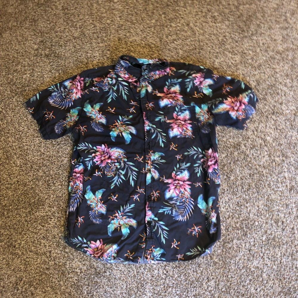 Floral Button Down